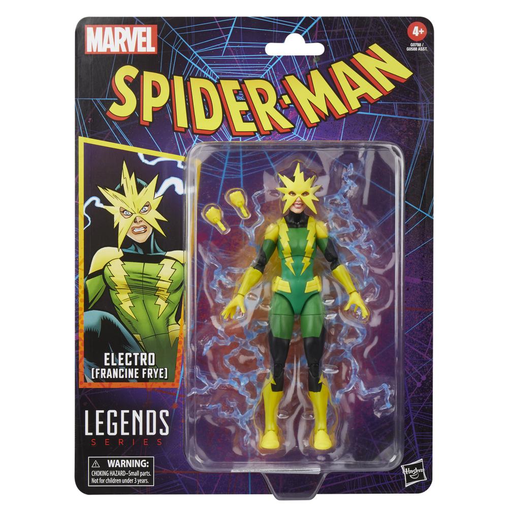 Figura de Acción Marvel Legends - Electro (Francine Frye) 15 cm