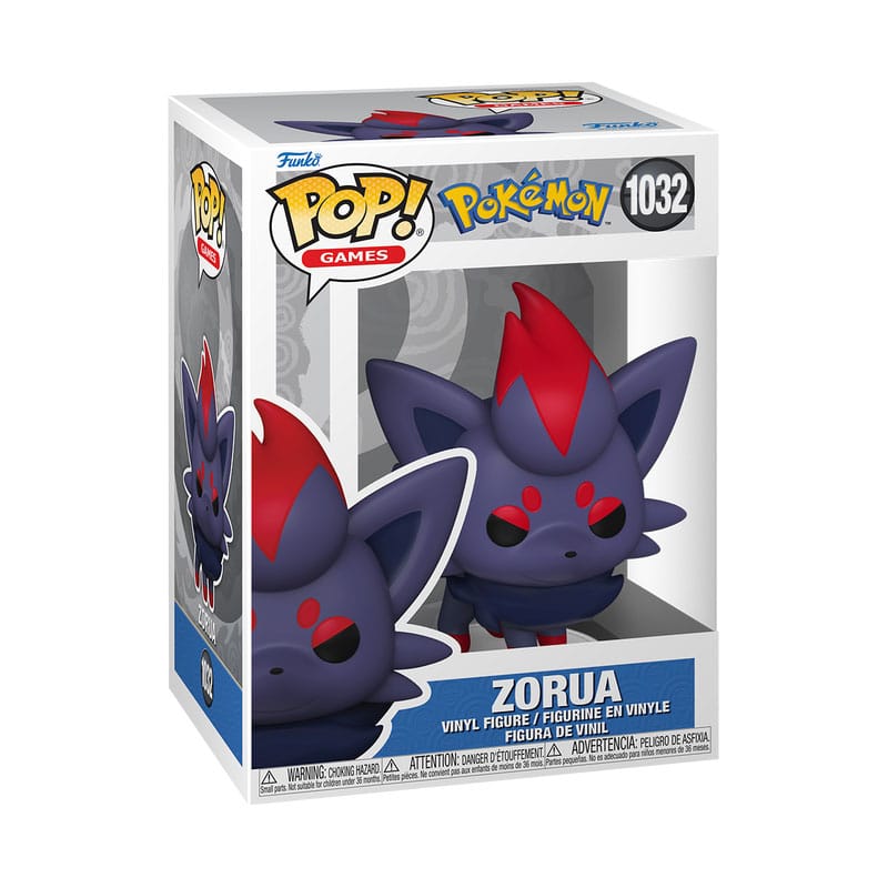 Figura Funko Pop Pokémon Zorua - Vinilo de Alta Calidad