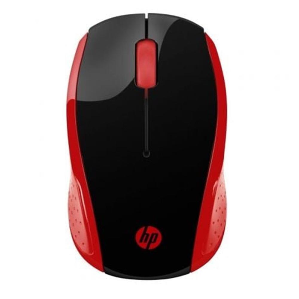Ratón Inalámbrico HP 200 Rojo Imperial