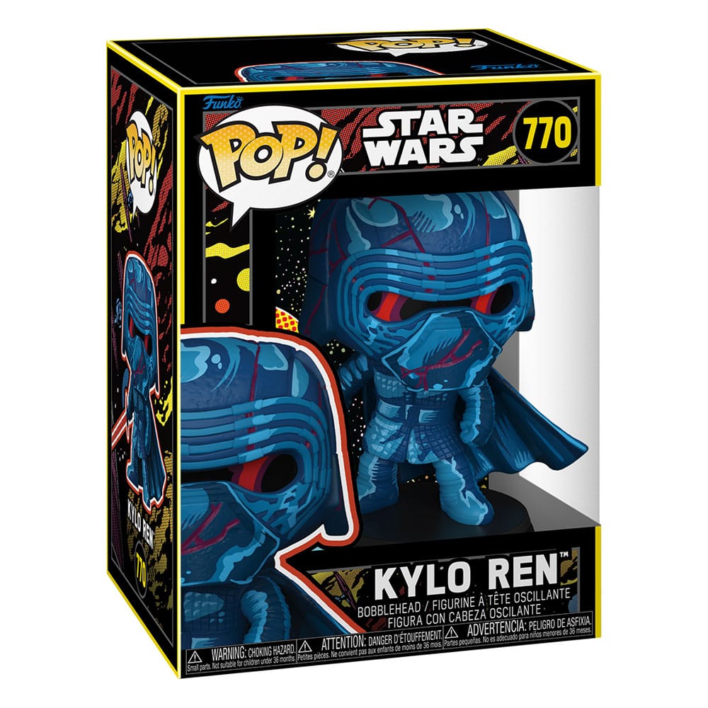 Figura de Vinilo Retro Kylo Ren de Star Wars - 9 cm con Caja Original