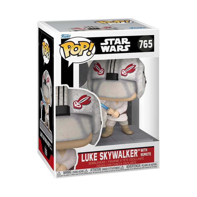 Figura de Vinilo Luke Skywalker con Control Remoto de Star Wars - 9 cm