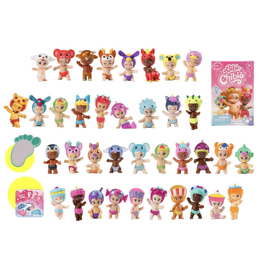 Pack Individual de Figuras Bibi Chibis con Bebé Sorpresa