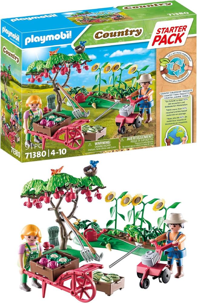 Pack Inicial Playmobil Huerto Ecológico