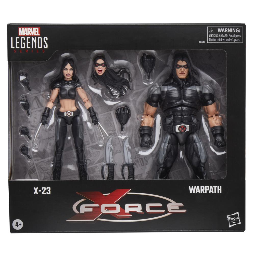 Pack Doble de Figuras Marvel Legends X-Force: X-23 & Warpath 15 cm
