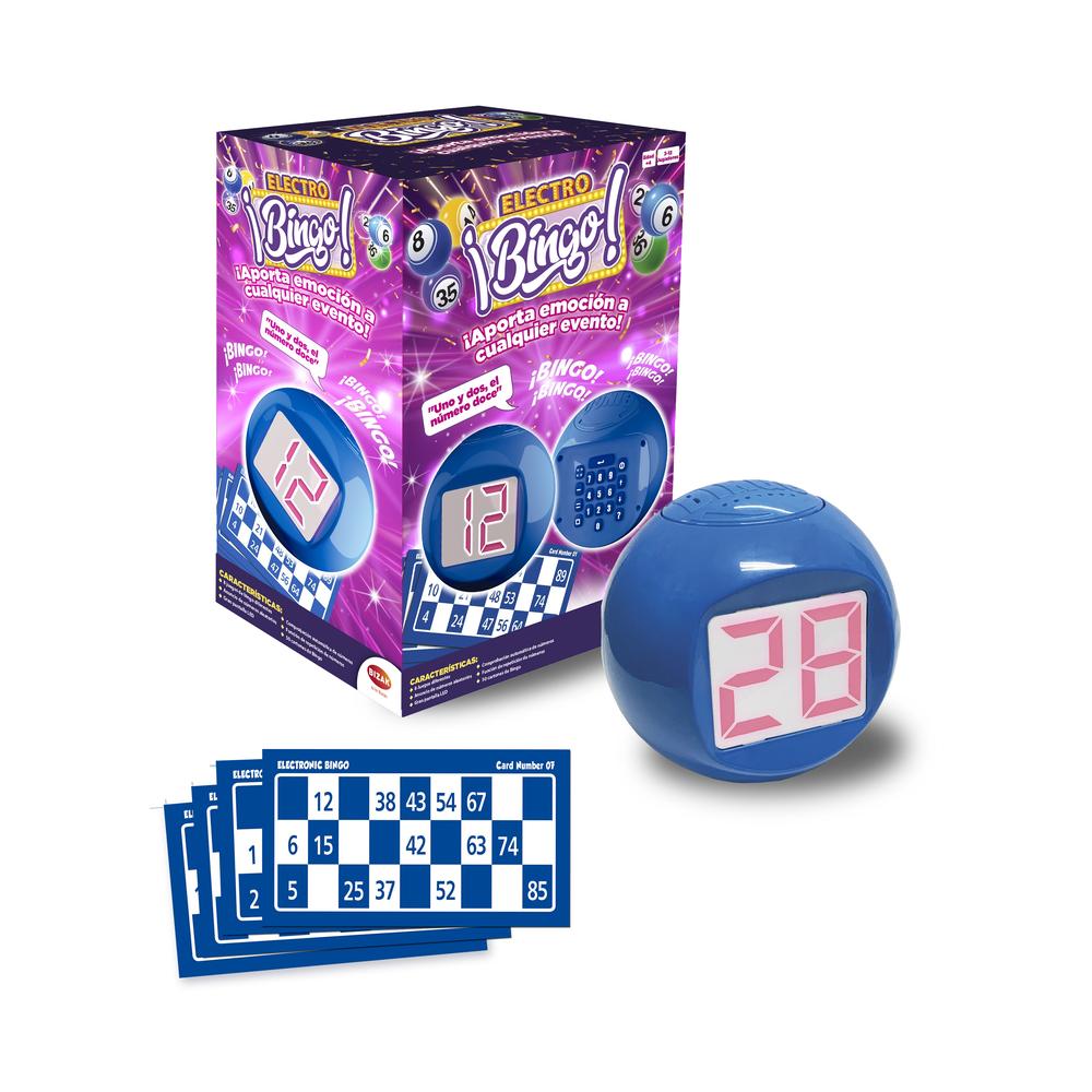 Bingo Electrónico Multijugador con Pantalla Iluminada