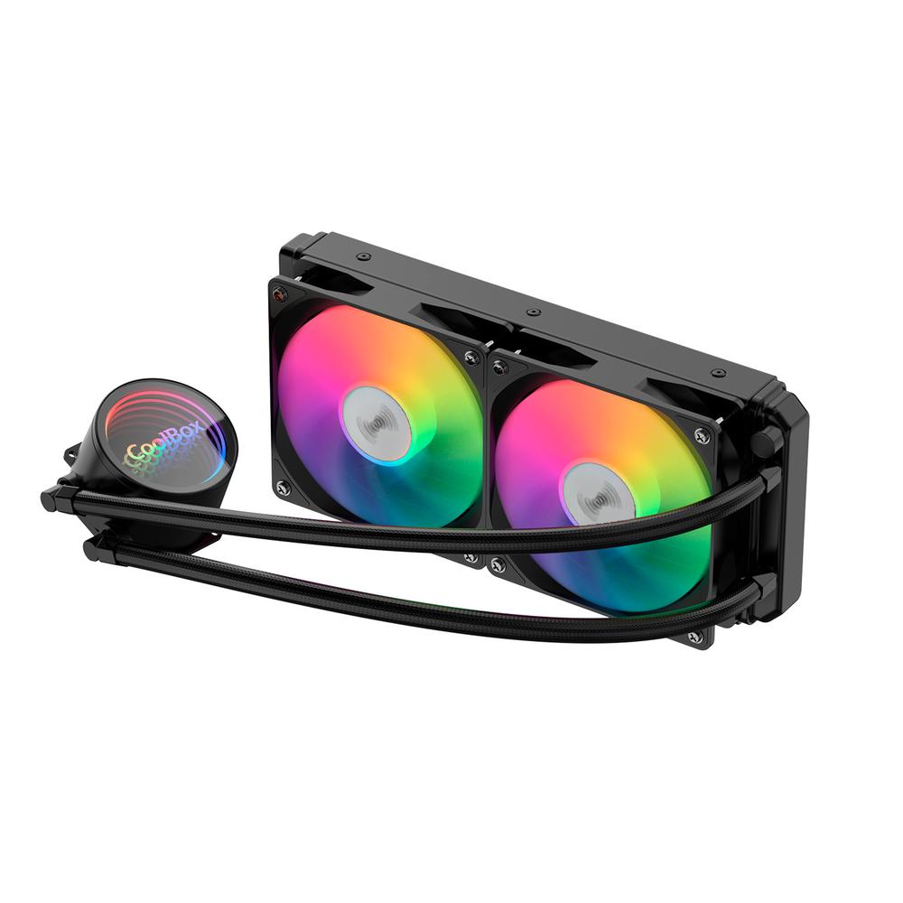 Kit de Refrigeración Líquida Coolbox Infinite Liquid 240 ARGB Negro
