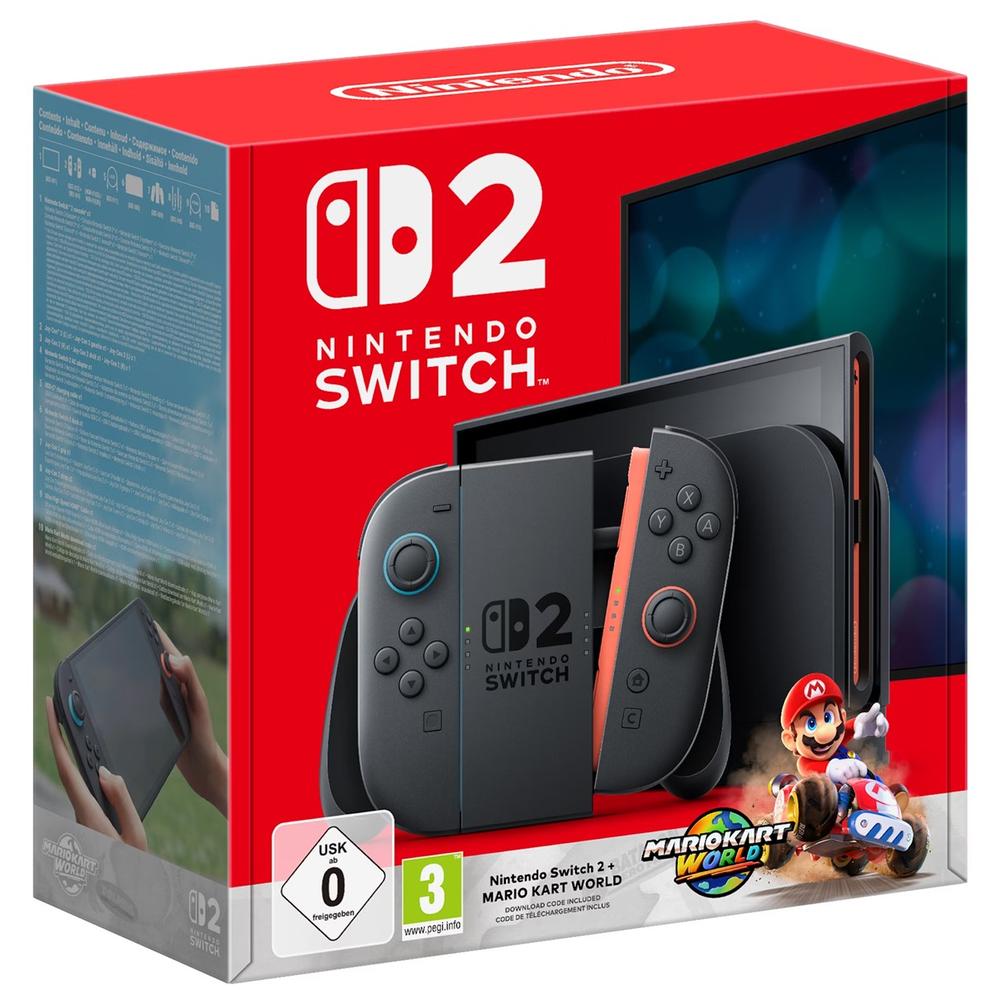 Consola Nintendo Switch 2 con Mario Kart World - Juega a Alta Definición y Conectividad Mejorada