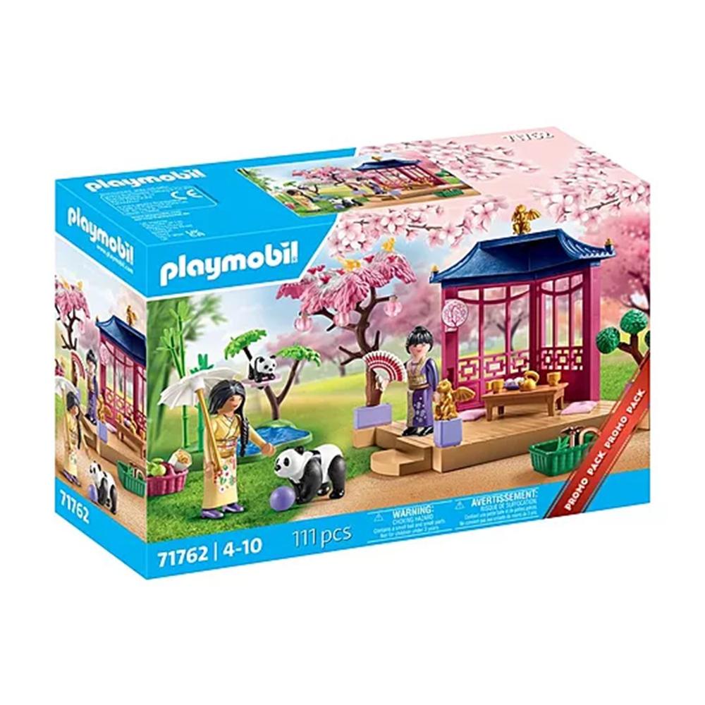 Jardín Asiático PLAYMOBIL con Panda y Ceremonia del Té