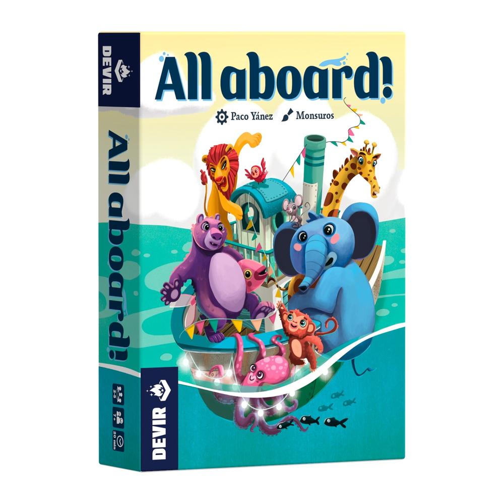 Juego de Cartas All Aboard!: Aventura Familiar Estratégica