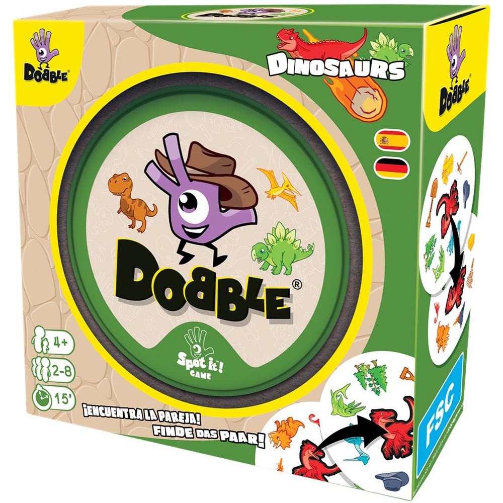Dobble Dinosaurs: ¡El Juego de Velocidad y Observación para toda la Familia!