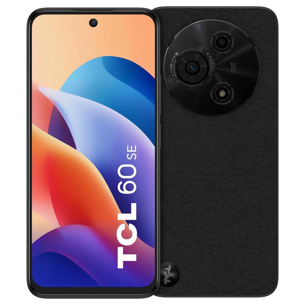 Movil TCL 60 SE 8GB + 512GB Negro - Pantalla HD+, Procesador MediaTek G81