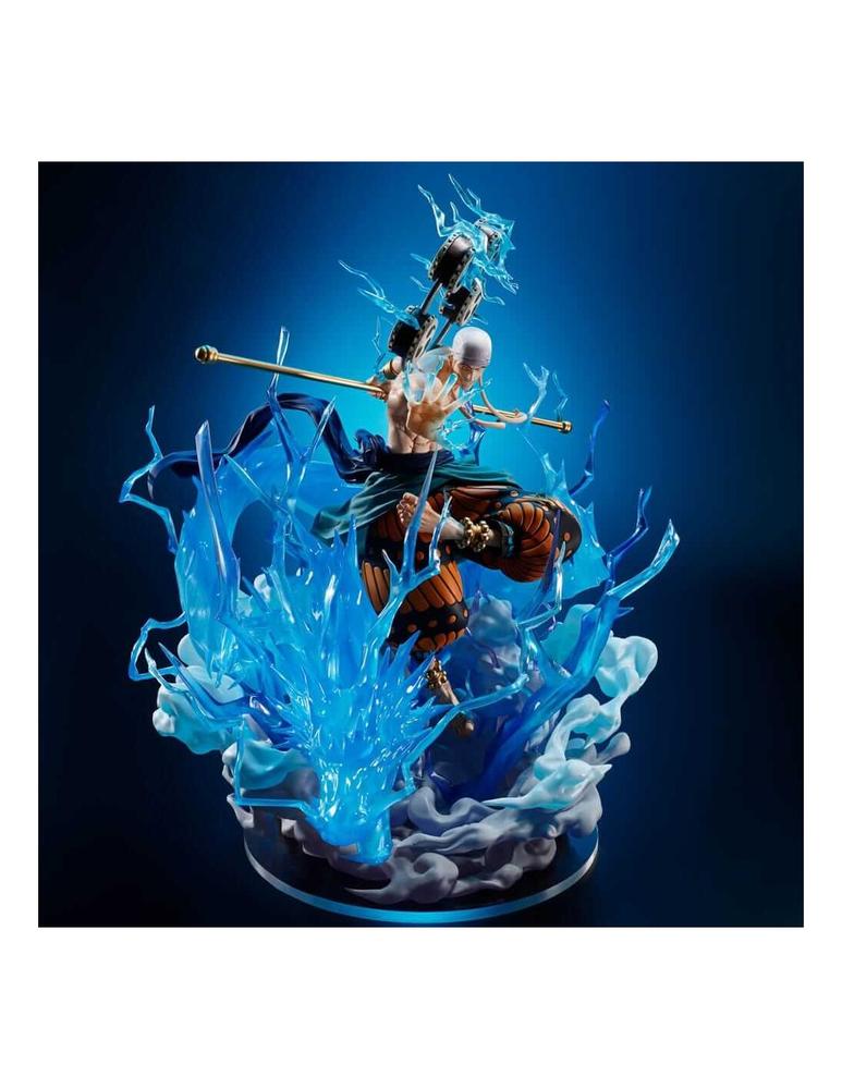 Figura de Colección Eneru Sixty Million Volt Lightning Dragon - Extra Battle - 31.5 cm - One Piece