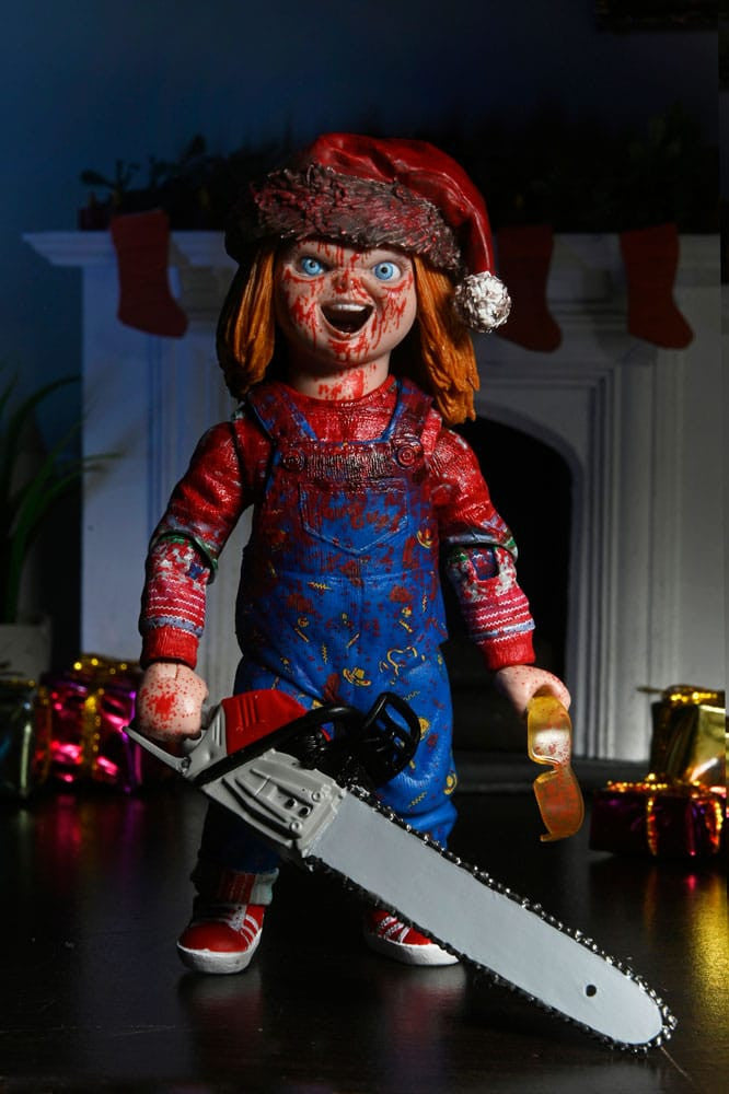 Figura Ultimate Chucky Holiday Edition de 18 cm - Edición Limitada