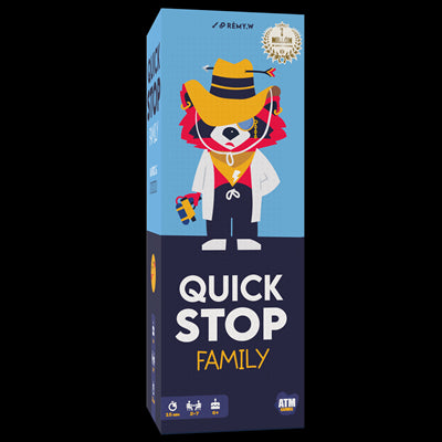 Quick Stop Family: Juego de Mesa Rápido y Divertido para Toda la Familia