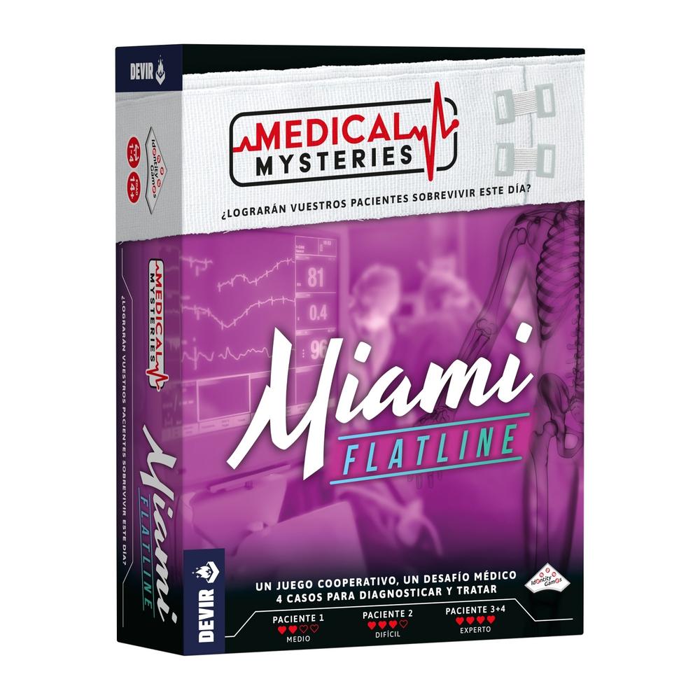 Medical Mysteries Miami: Juego de Mesa Cooperativo de Urgencias Hospitalarias