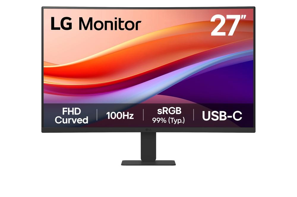 Monitor LG 27" Curvo FHD 100 Hz - Experiencia Visual Inigualable