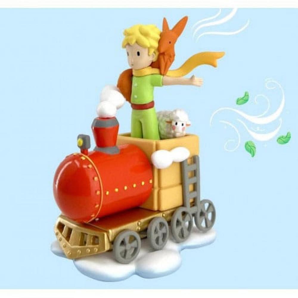 Minifigura Coleccionable El Principito y Amigos en Tren - Plastoy 8 cm