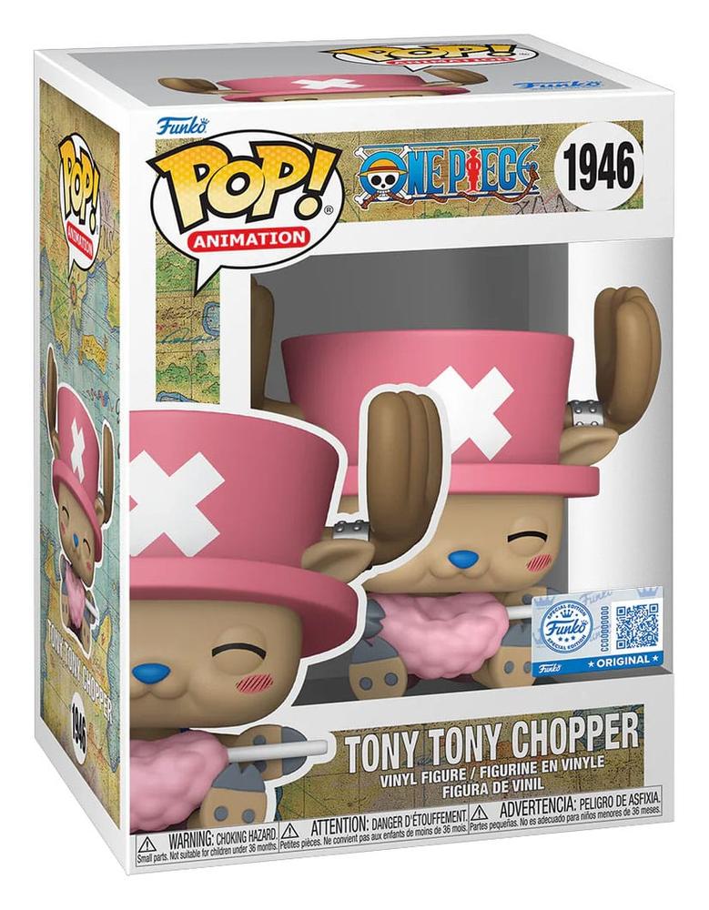 Figurita Funko POP! Tony Tony Chopper con Algodón de Azúcar - Exclusivo One Piece