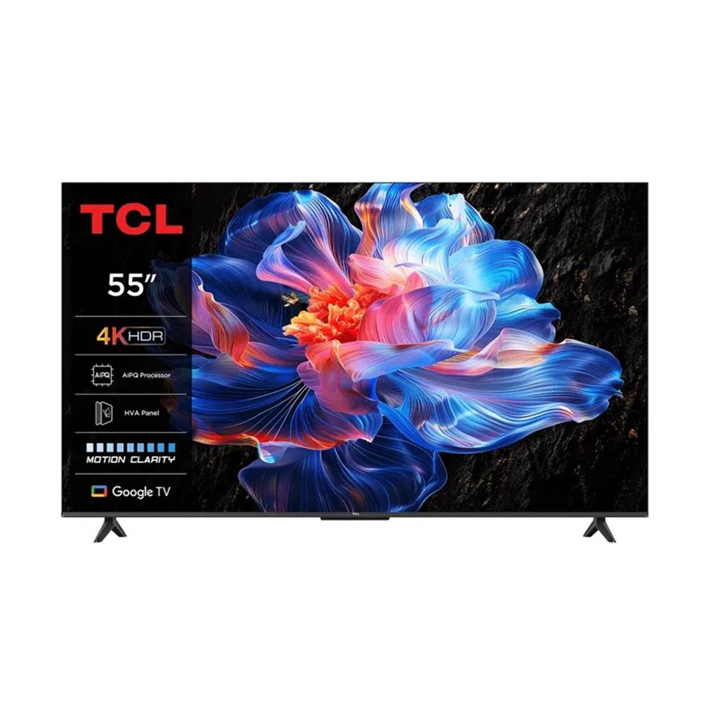 TCL 55P6K - Televisión LED 4K UHD de 55" con Google TV y Dolby Audio