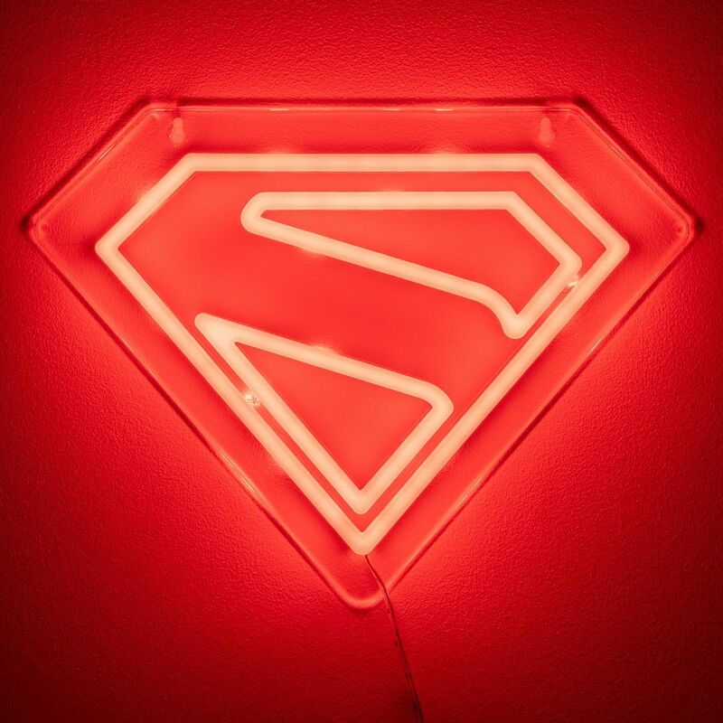 Luz de Neón LED Superman para Montaje en Pared - Paladone