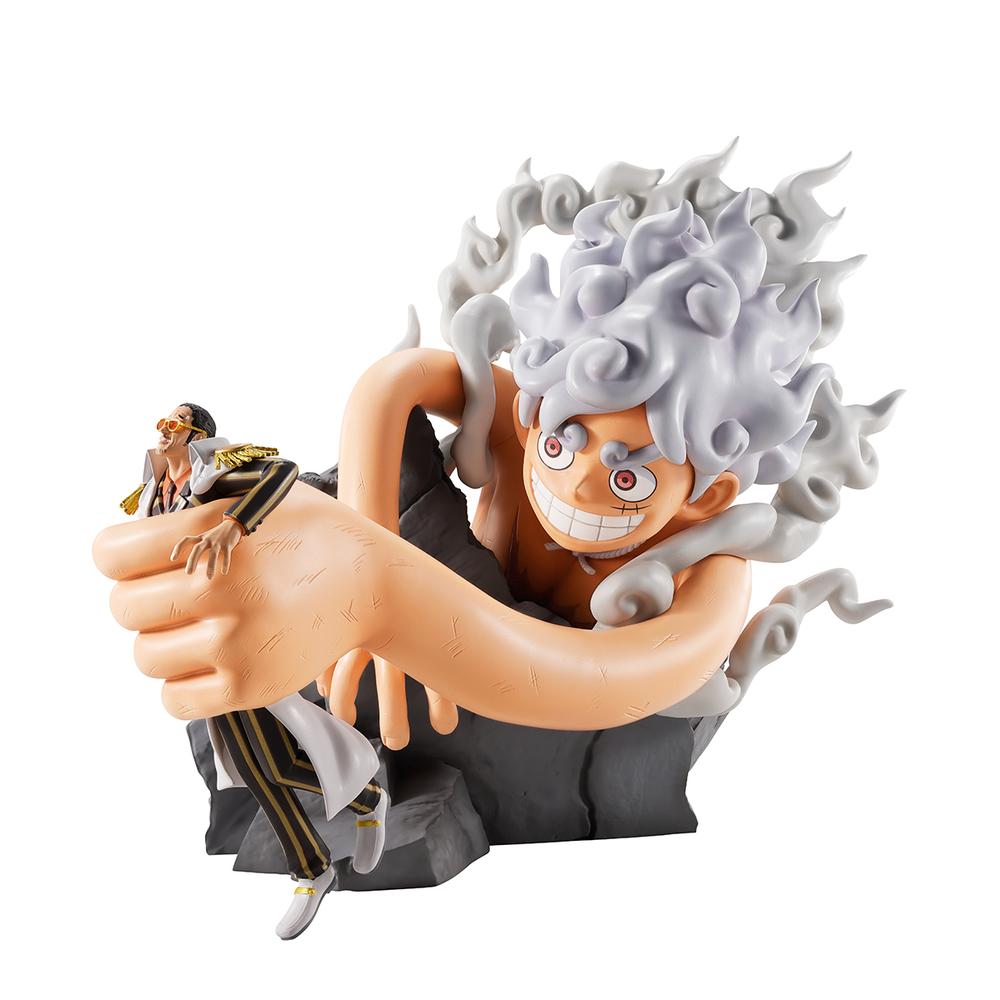 Figura Ichibansho One Piece Revible Moment: Monkey D. Luffy Gear 5 vs Borsalino 20 cm