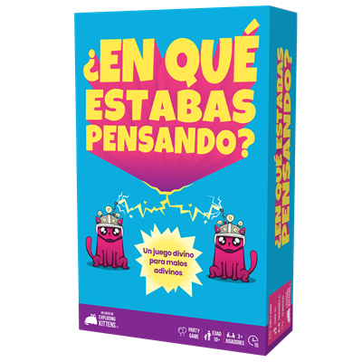 Juego de mesa ¿En qué pensabas? ¡Desata la diversión!
