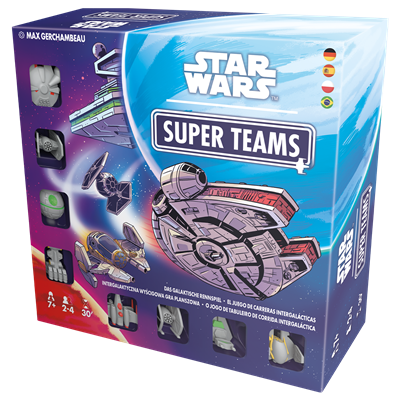 Juego de Mesa Star Wars: Super Teams - Competición Galáctica y Estrategia