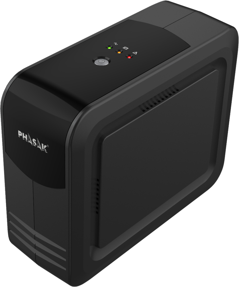 SAI UPS Phasak 900VA Smart Lite PH 9499 - Respaldo Eléctrico Seguro y Versátil