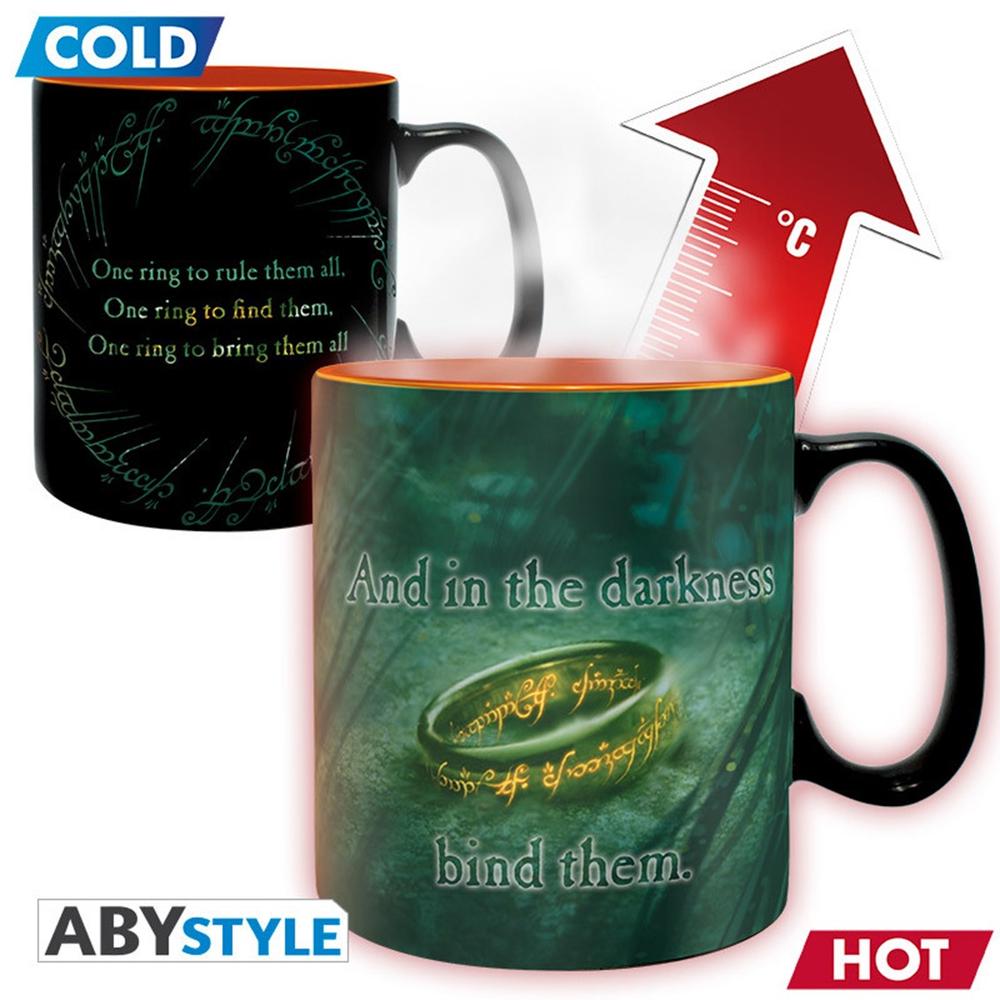 Taza Cerámica Termorreactiva Sauron - El Señor de los Anillos 460ml