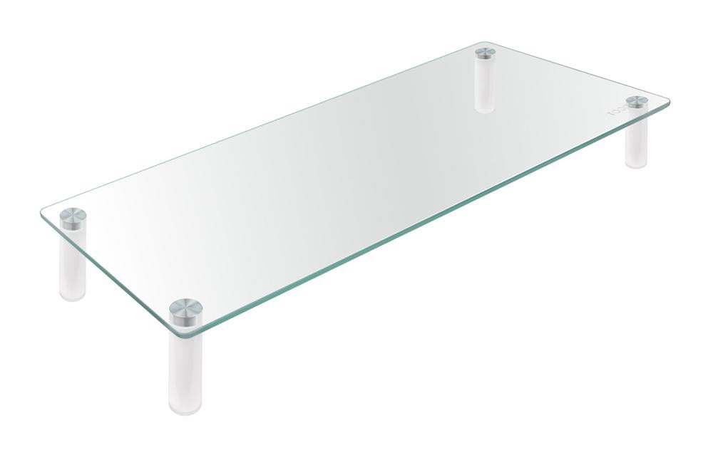 Soporte Elevador TooQ de Vidrio Templado para Monitores y Dispositivos