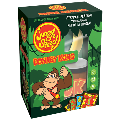 Jungle Speed Donkey Kong: Juego de Mesa de Reflejos y Aventura