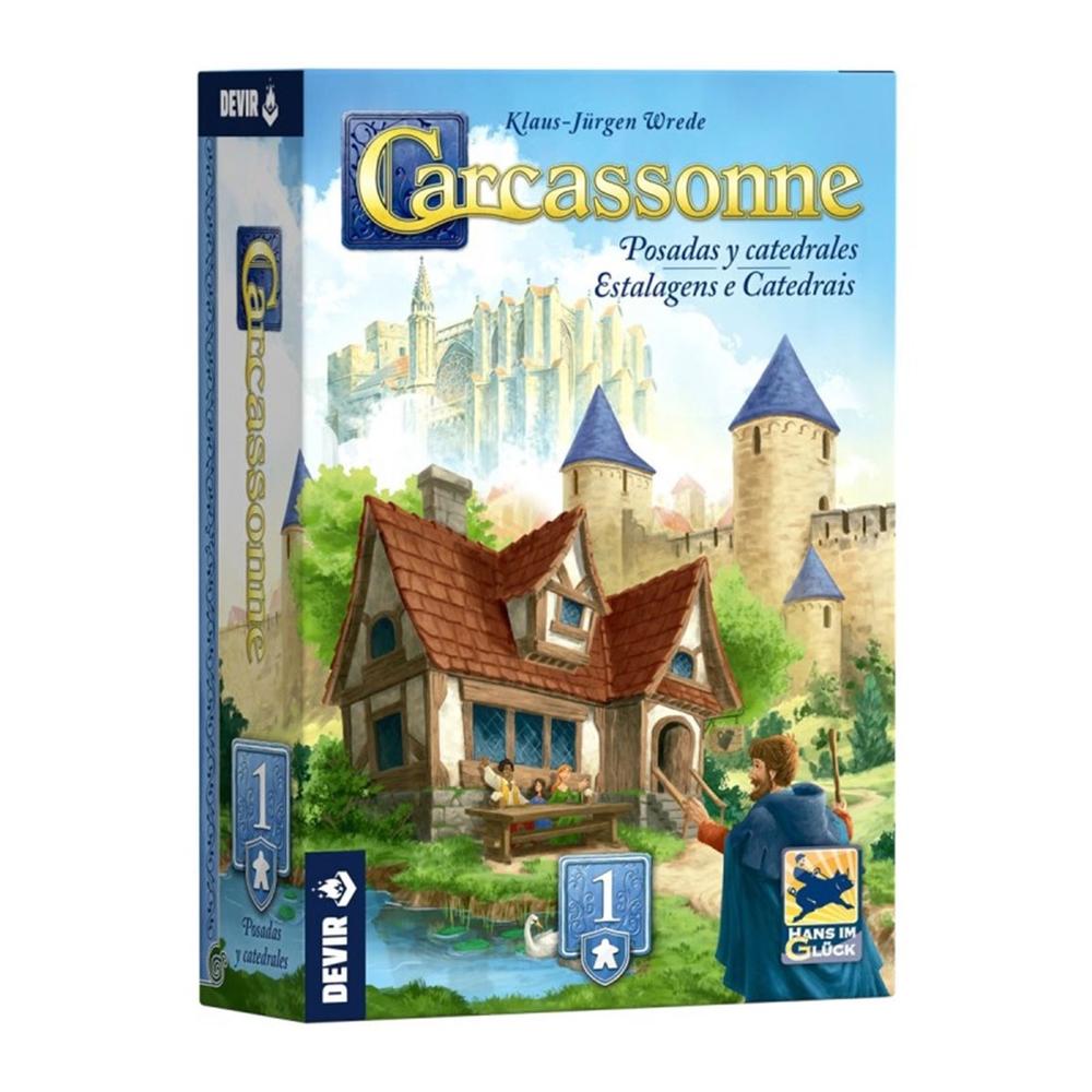 Carcassonne: Posadas y Catedrales - Nueva Edición Expansión