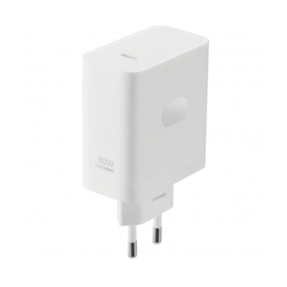Cargador OnePlus 80W USB-C Blanco - Carga Rápida y Segura