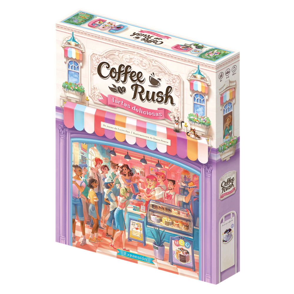 Coffee Rush: Tartas Deliciosas - Expansión para Saborear Nuevas Estrategias
