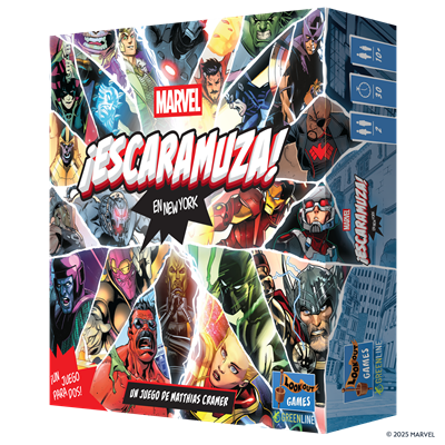 Marvel ¡Escaramuza! - Juego de Mesa Estratégico en Nueva York para 2 Jugadores