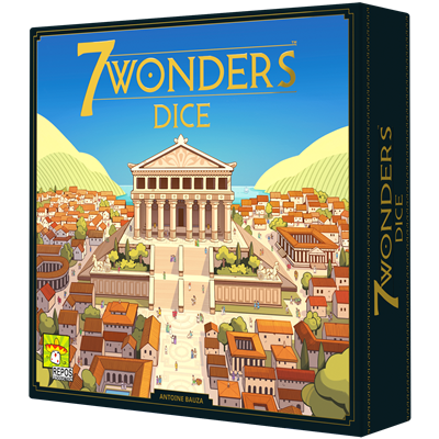 7 Wonders Dice: Juego de Mesa Estratégico y Rápido para 3 a 7 Jugadores