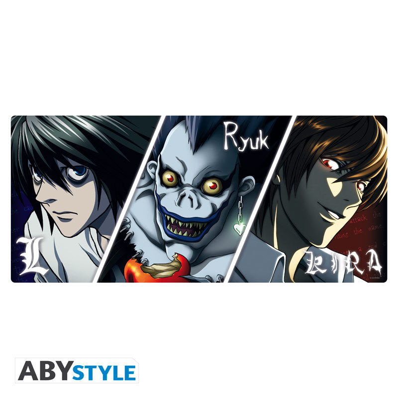 Alfombrilla XXL ABYstyle Death Note: L, Kira y Ryuk