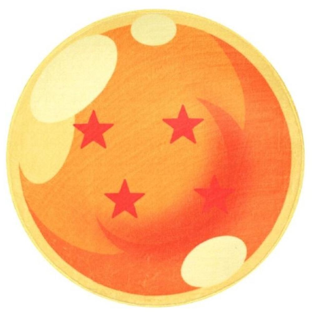 Alfombra Redonda Dragon Ball Bola de 4 Estrellas - 60 x 60 cm