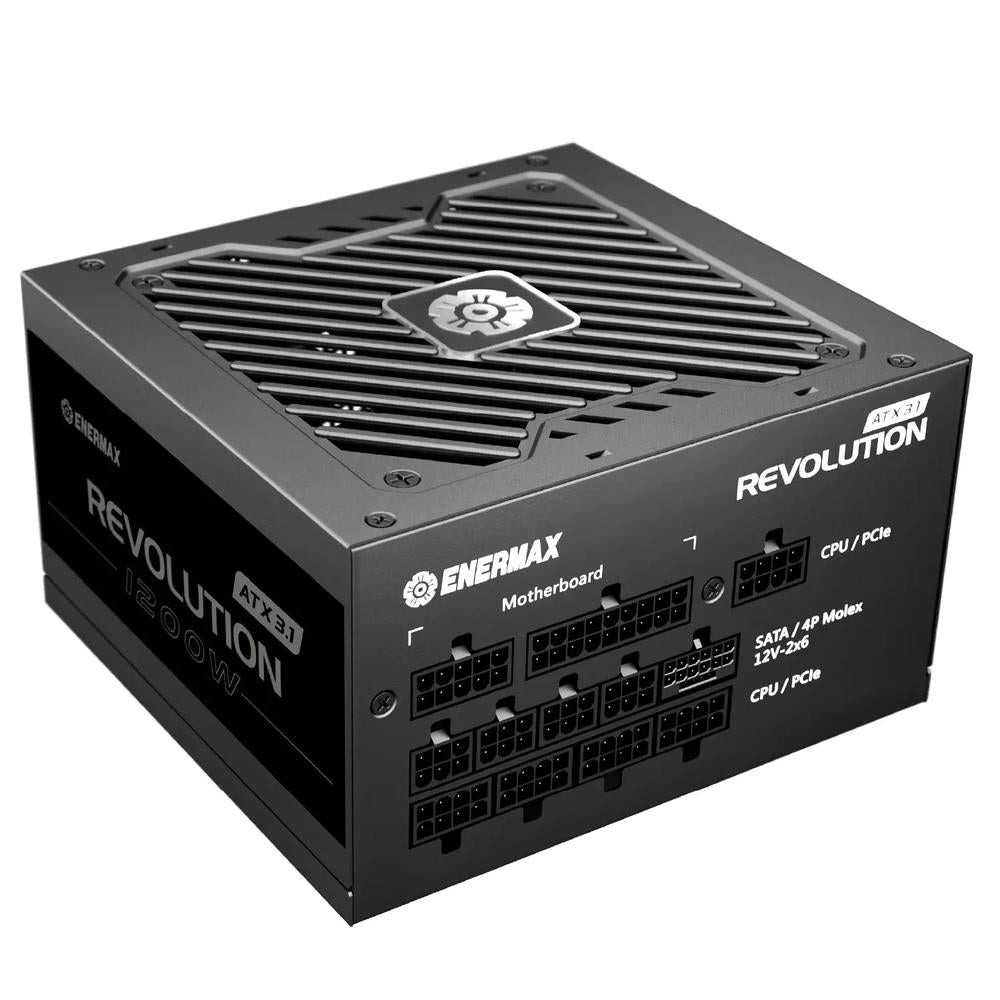 Enermax Revolution ATX 3.1 1200W 80+ Gold Modular - Potencia y Eficiencia para Gaming