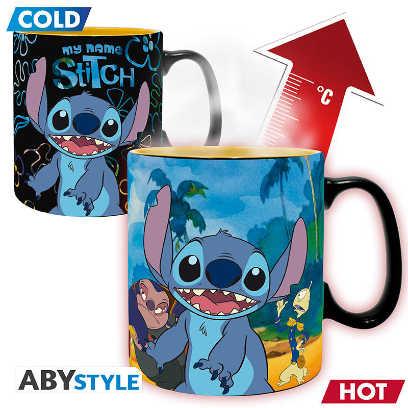 Taza Térmica King Size Lilo & Stitch de DISNEY - Efecto Sorpresa Color Cambiante