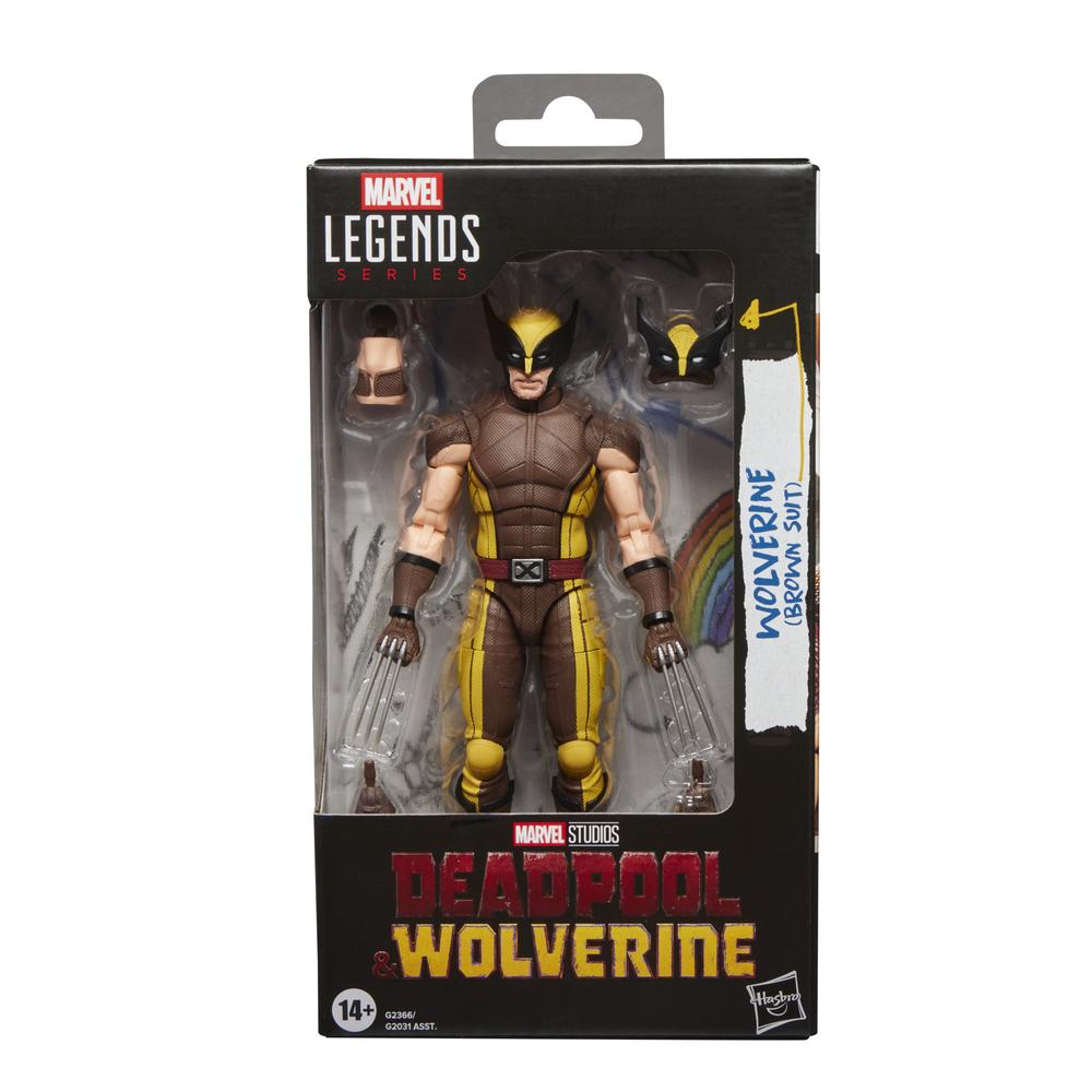 Figura Wolverine (Traje Marrón) - Marvel Legends Series de Hasbro