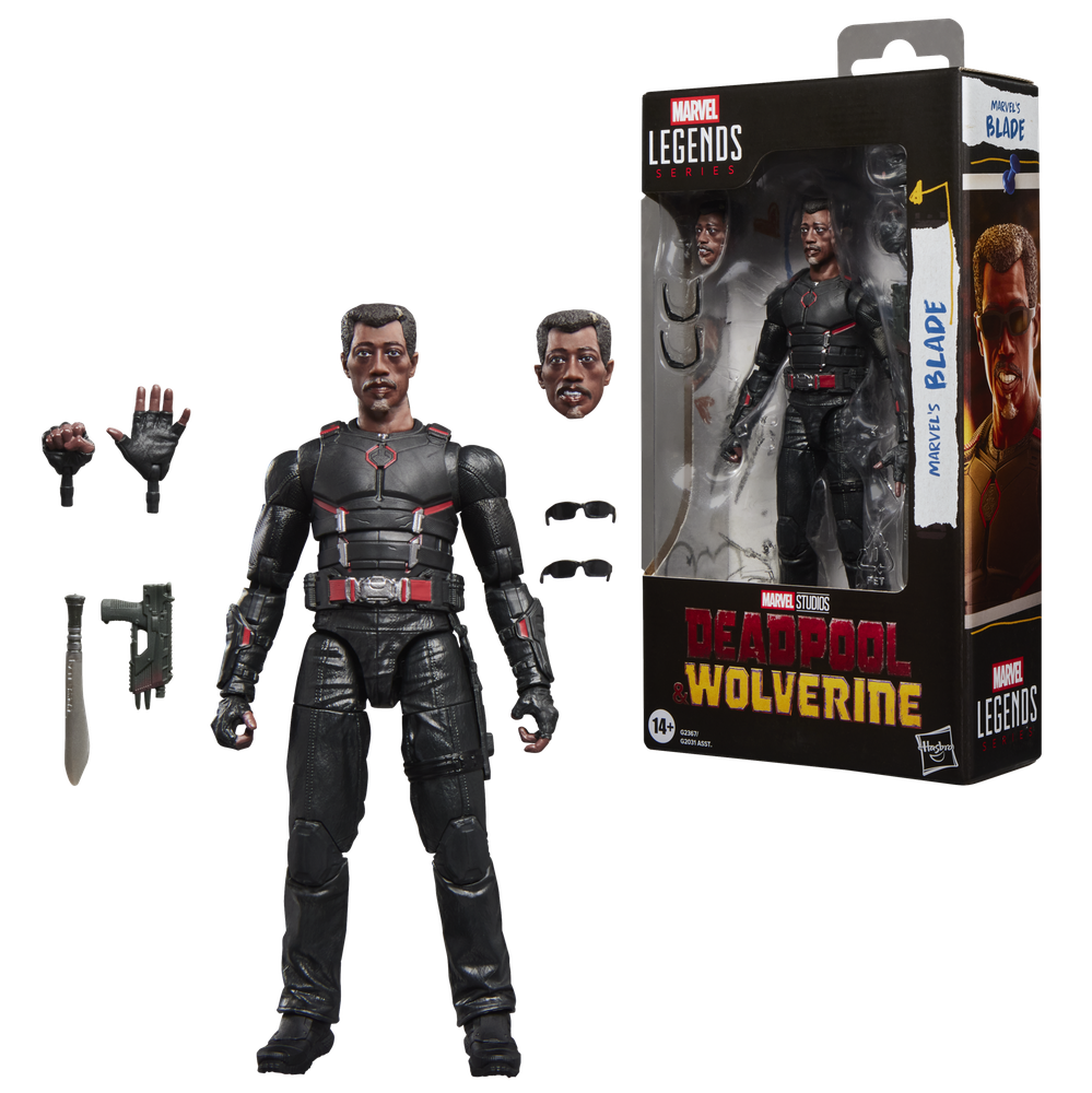 Figura Coleccionable Hasbro Marvel Legends: Marvel's Blade de Deadpool & Wolverine