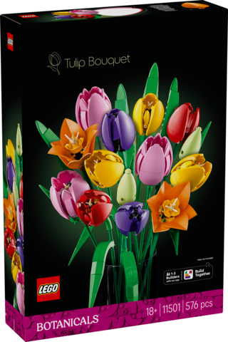 LEGO Botanicals Ramo de Tulipanes (11501) - Set de Construcción Floral para Adultos