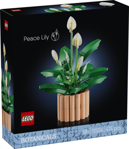 Lego Botanical Collection Lirio de la Paz - Decoración Elegante sin Mantenimiento