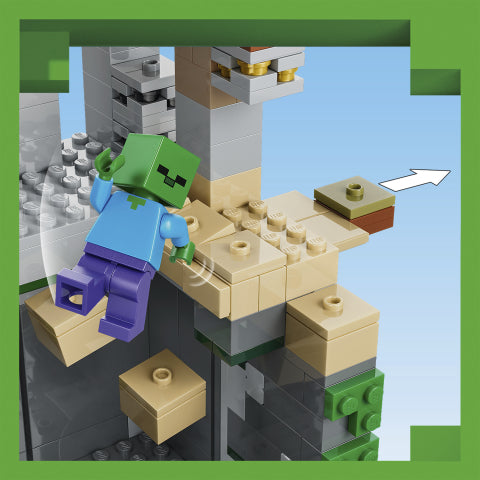 LEGO Minecraft La Mazmorra de Zombis - Set Interactivo de Aventura