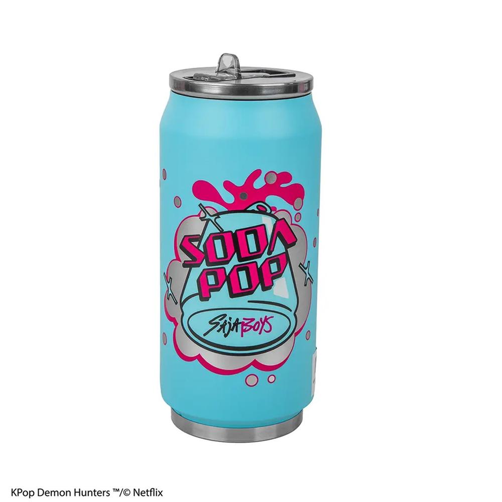 Termo Soda Pop 400ml KPop Demon Hunters - Diseño Exclusivo y Funcional