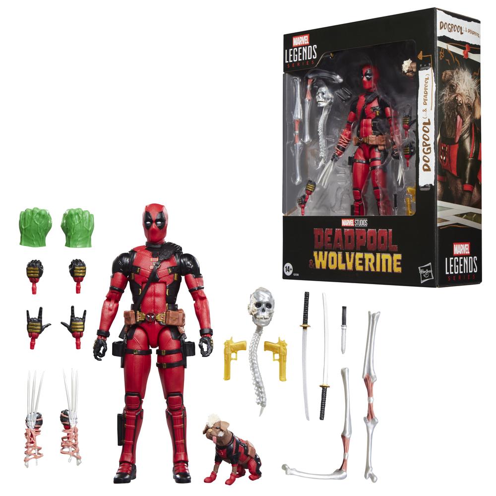 Figura Marvel Legends Deadpool & Wolverine: Dogpool (15 cm) con Accesorios