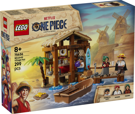 LEGO ONE PIECE NETFLIX CABAÑA DEL PUEBLO MOLINO (75636)