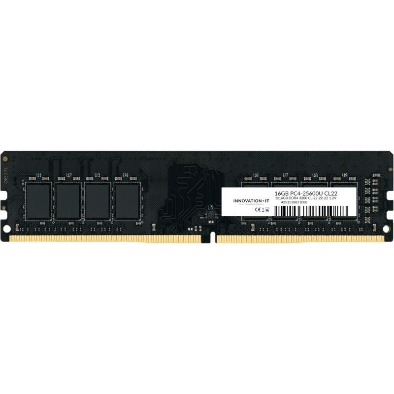Memoria RAM DDR4 16GB Innovation IT UDIMM 3200 MHz - Alto Rendimiento y Eficiencia