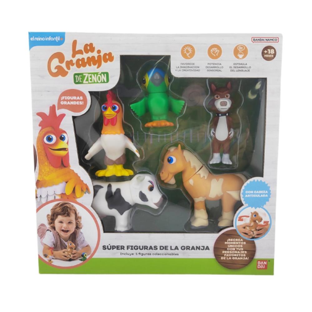 Pack 5 Super Figuras La Granja de Zenón para Niños